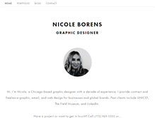 Tablet Screenshot of nicoleborens.com